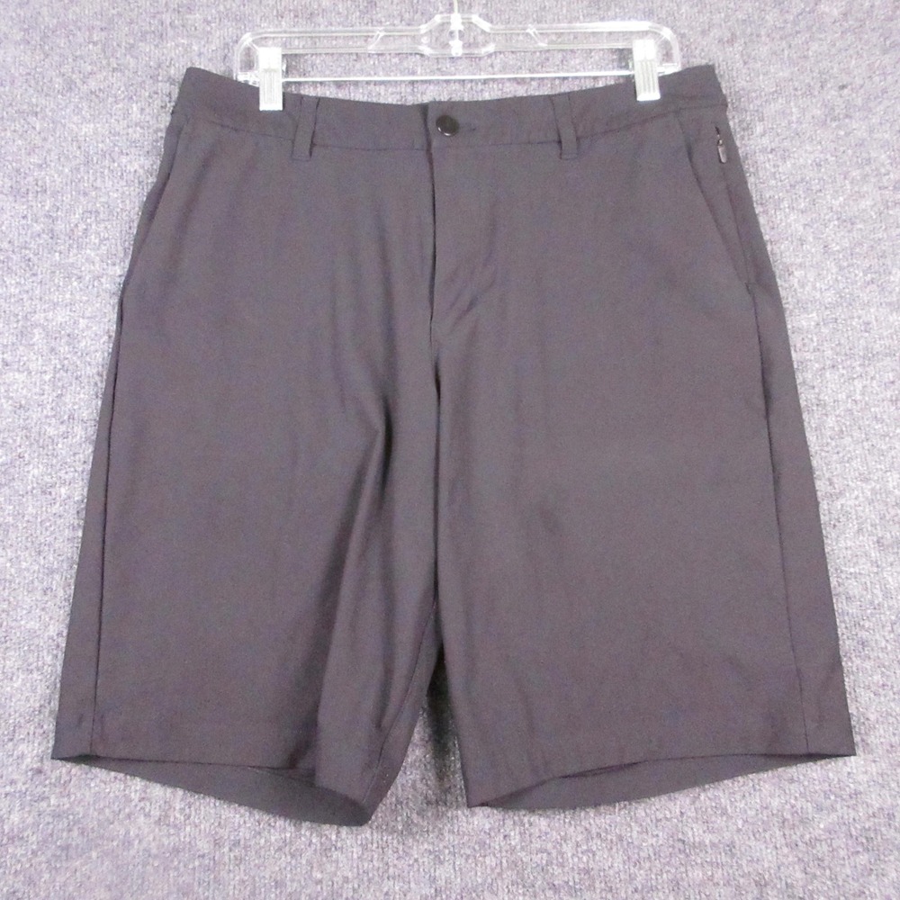 Lululemon Shorts Mens 32 Black Chino 11" Inseam Zip Pocket Casual Summer